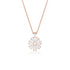 2.46ctw tapering diamond baguette pendant necklace<br>in 18K rose gold; 15mm pendant diameter <span class='visuallyhidden'>Call, text 323-404-2959 for shopping assistance.</span>